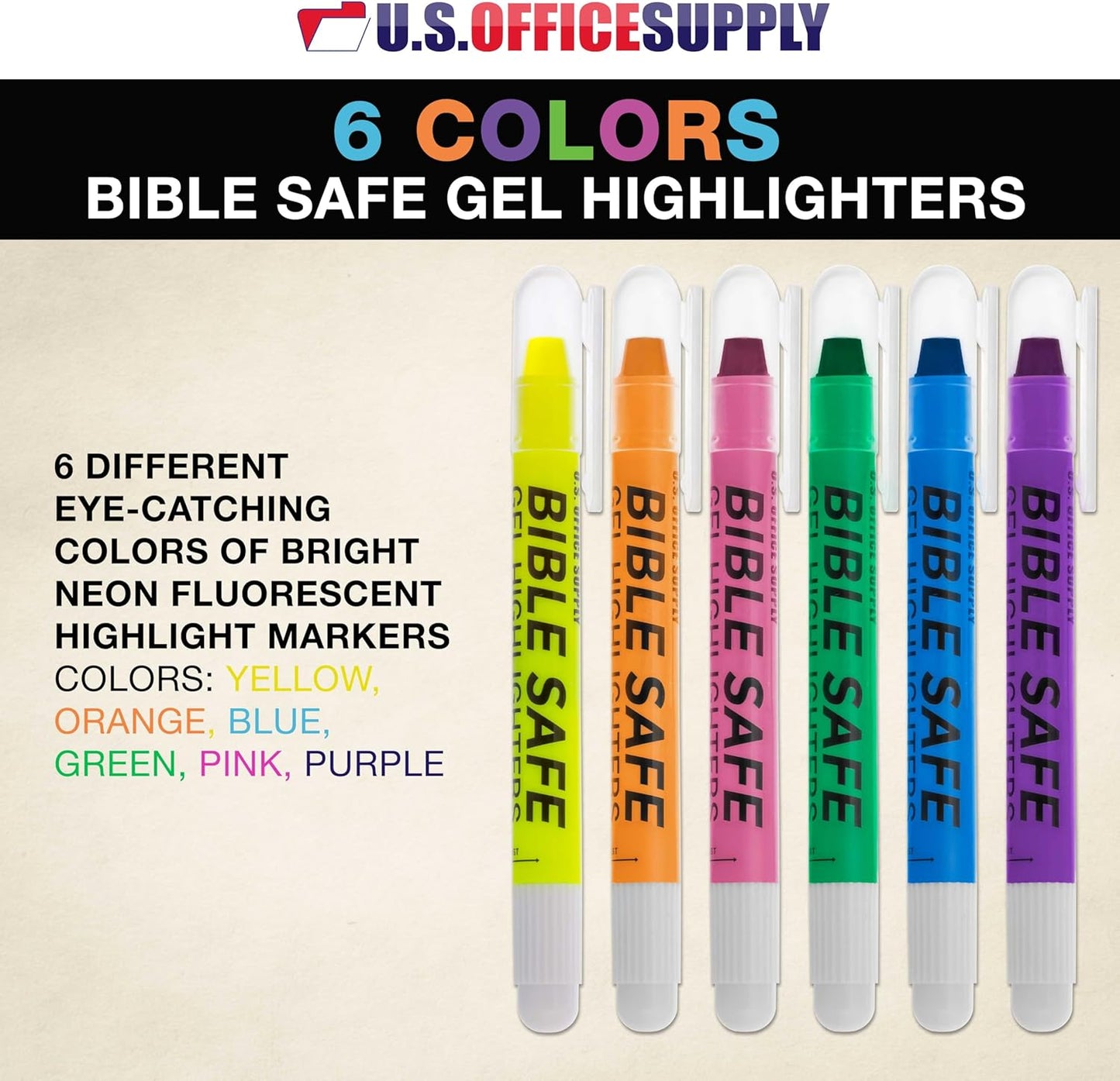 Bible Safe Gel Highlighters