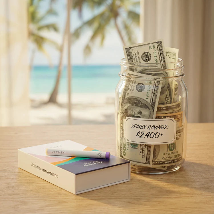 Clenzy Vitamin Vapor (Real Throat Hit Just Like A Cigarette)